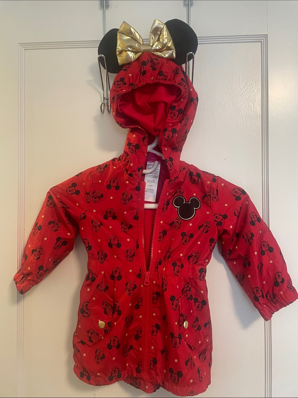 Disney Minnie Mouse Hooded Windbreaker Jacket